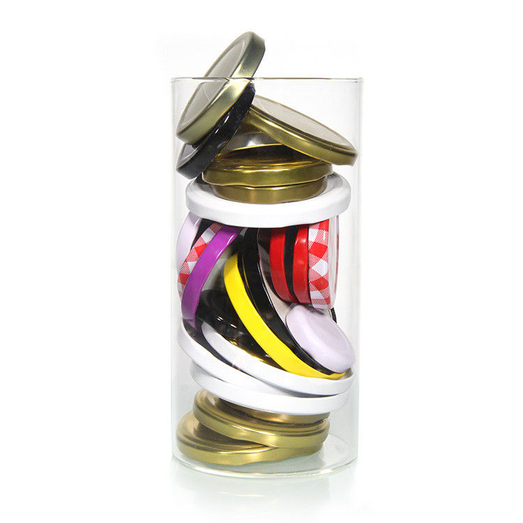                 Food Package 20mm 38mm 48mm 63mm Custom Design Twist off Metal Lug Cap for Glass Bottle             
