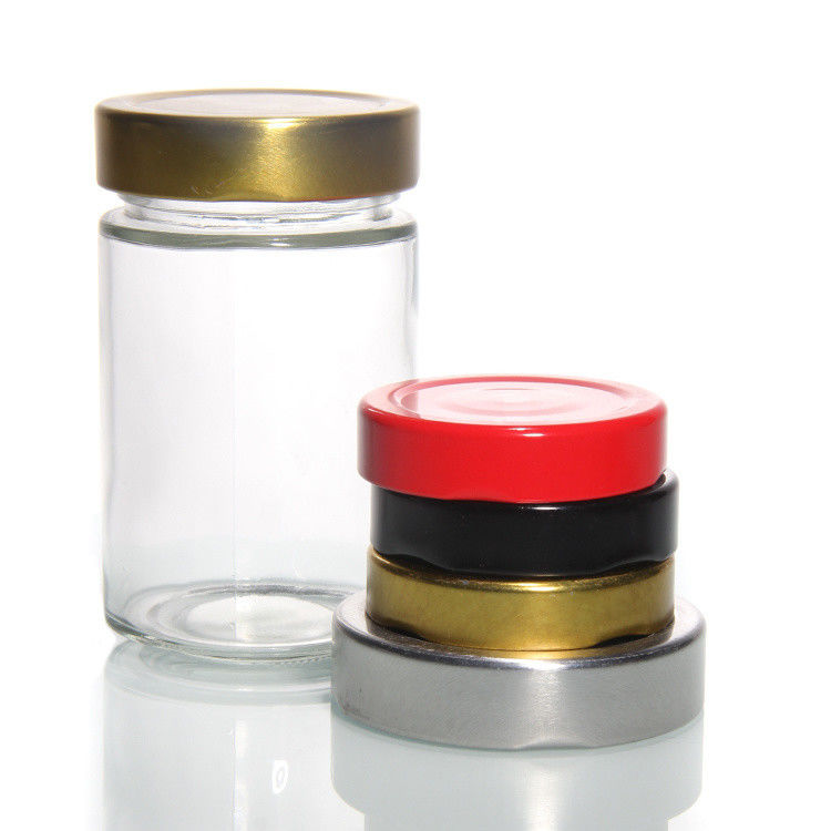                  New Design 20mm 38mm 48mm 63mm Custom Color Metal Jar Lids Metal Lug Cap for Canning Jar             