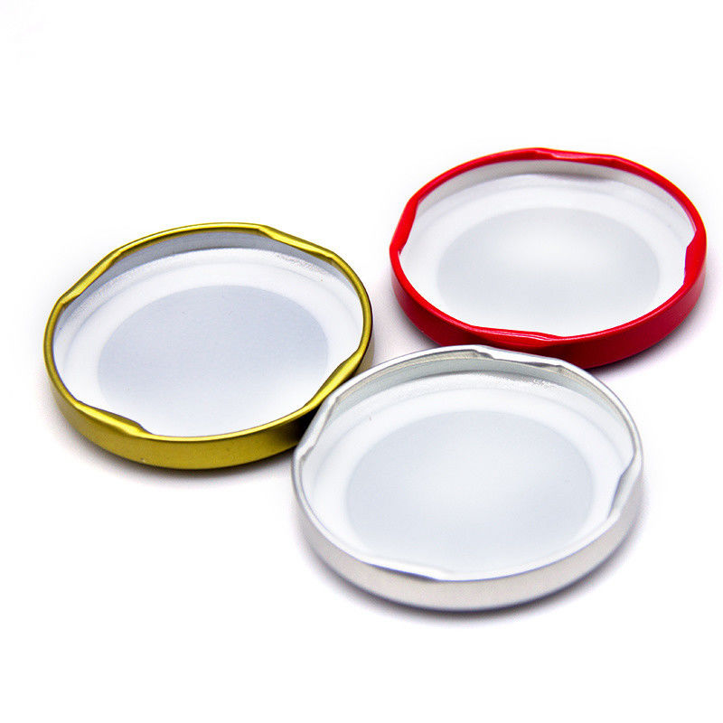                  New Design 20mm 38mm 48mm 63mm Custom Color Metal Jar Lids Metal Lug Cap for Canning Jar             