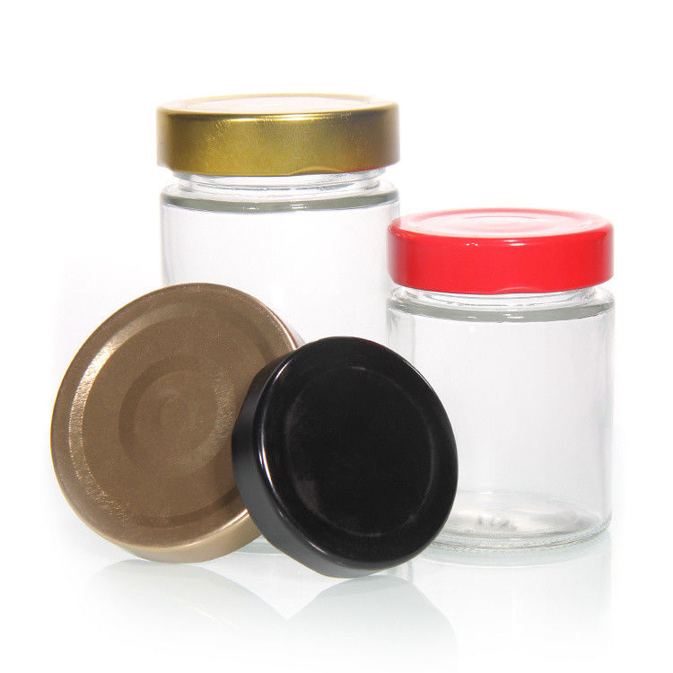                  Custom Logo 38mm 43mm 48mm 53mm 58mm 63mm 70mm 82mm Golden Screw Caps Metal Lug Cap for Glass Jar             