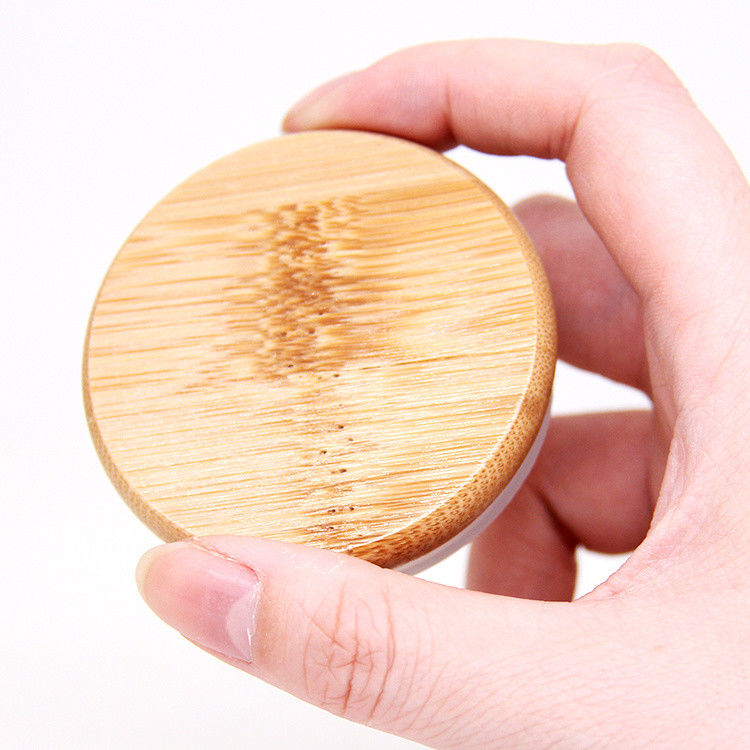                  Wholesale Bamboo Lids with Straw Hole Wooden Custom 16 Oz Glass Mason Jar Lid             