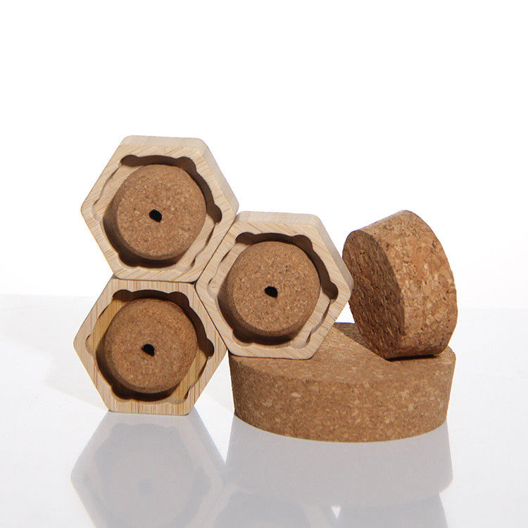                  Factory Custom Size Cork Lids for Storage Glass Candle Jars             