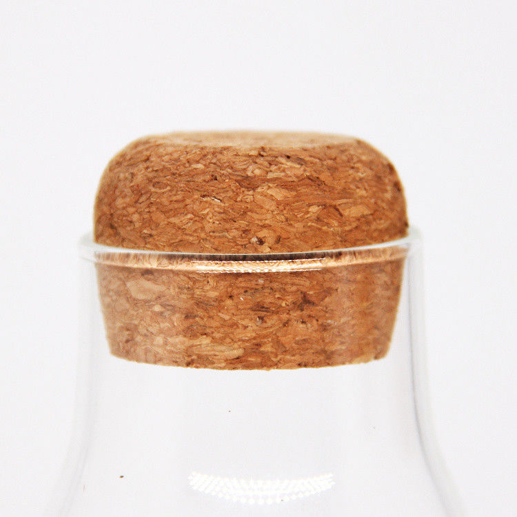                  Wholesale Customized Size Cork Lid Stopper for Glass Tube Bottle and Glass Jar Sealed             