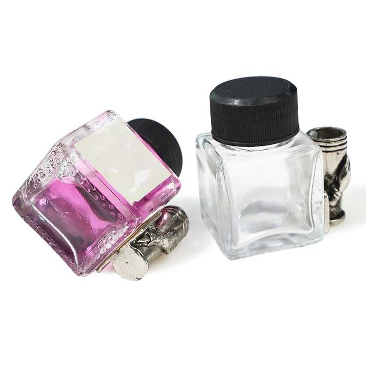 25 Ml Custom Antique Ink Bottle Empty Vintage Glass Inkwell Bottles