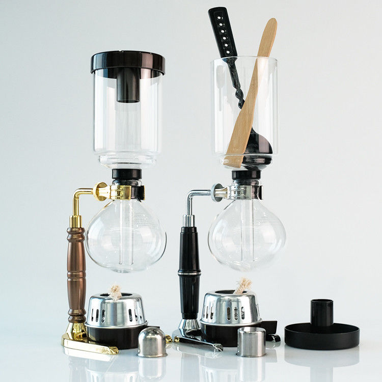 Syphon Pots Coffee Kettle Pot 3 Cups 5 Cups Coffee Maker Classic Glass Siphon Pot 3 Person Plug Pitcher Milk Jug