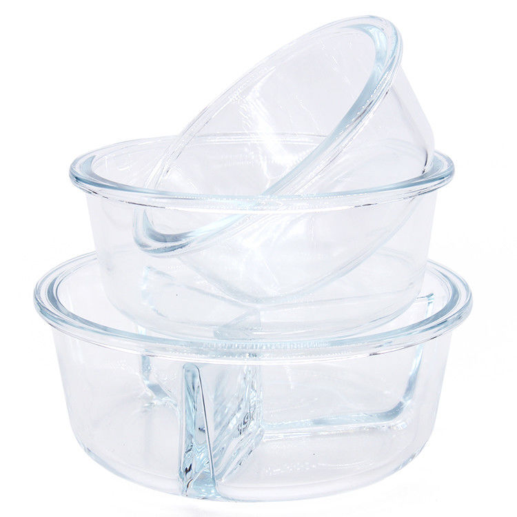 Glass Fruit Bowl Lunch Box Fruit Salad Food Storage Bowl Microwaveand Dishwasher Oven Safe