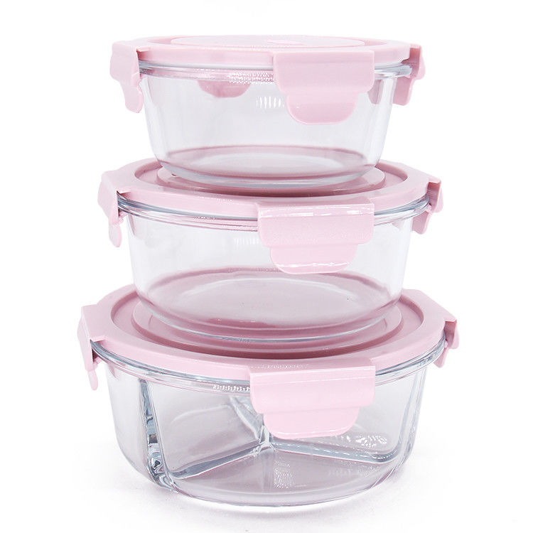 Glass Fruit Bowl Lunch Box Fruit Salad Food Storage Bowl Microwaveand Dishwasher Oven Safe