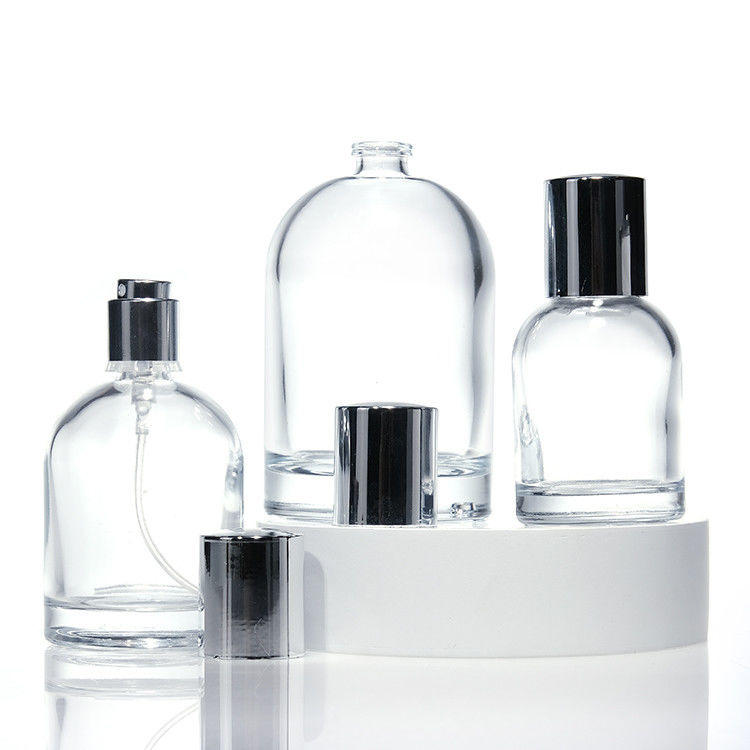Cylinder Customized Logo 30ml 50ml 100ml Round Glass Empty Perfume Bottle With Magnetic Cap And Box