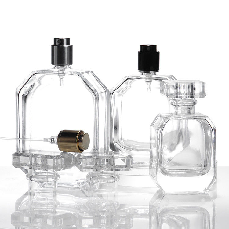 Bottles For Wholesale Stock Transparent Glass Perfume Bottles Portable Sub-bottling Cosmetic Bottles