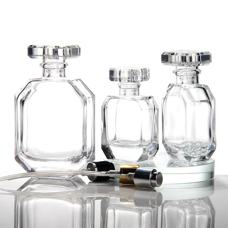 Bottles For Wholesale Stock Transparent Glass Perfume Bottles Portable Sub-bottling Cosmetic Bottles
