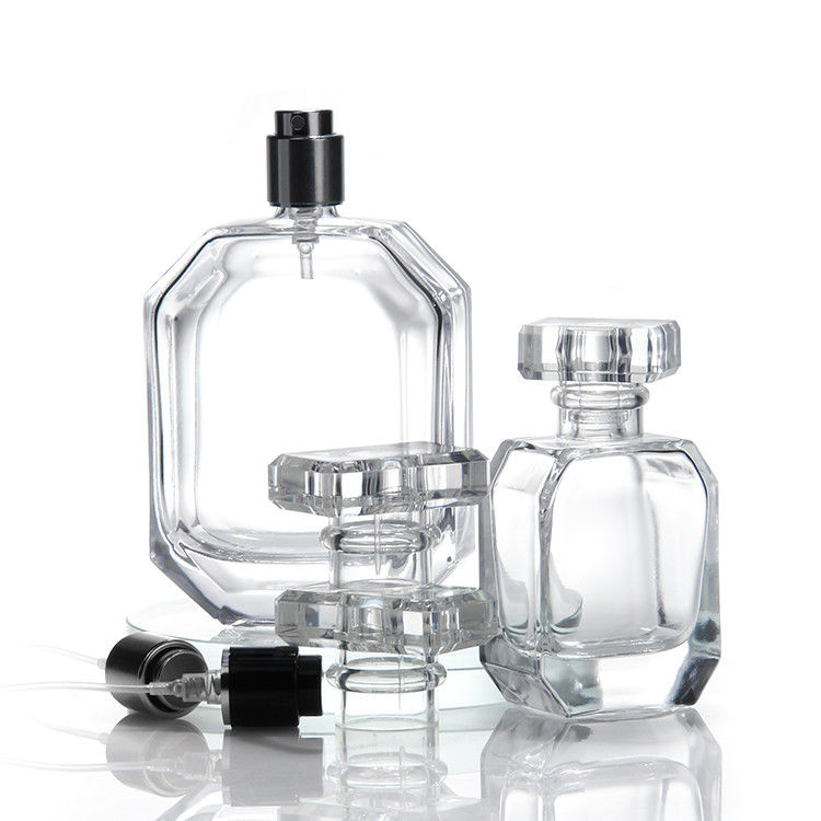 Bottles For Wholesale Stock Transparent Glass Perfume Bottles Portable Sub-bottling Cosmetic Bottles