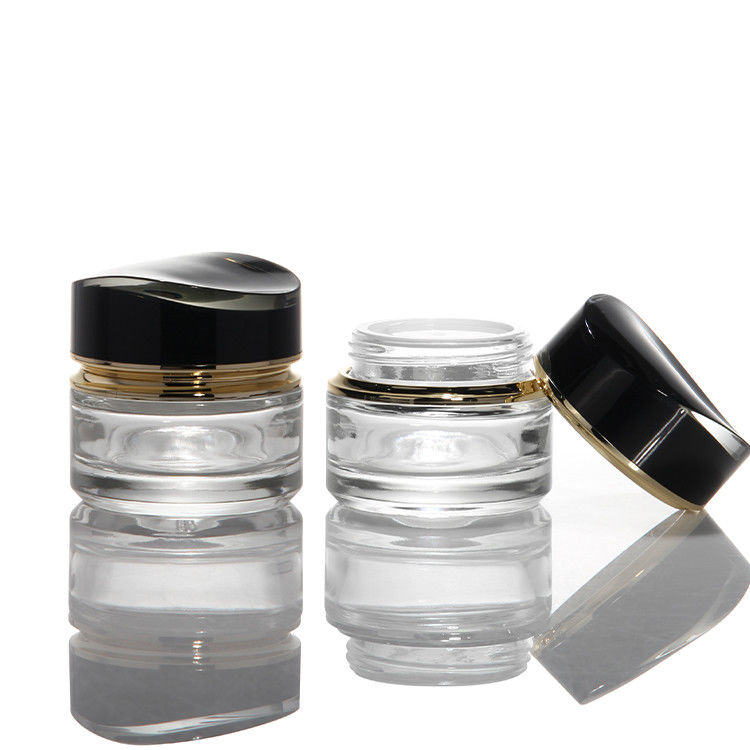 Luxury 100ml 120ml 200ml Glass Lotion Bottles Cosmetic Perfume Oil Cream Lotion Transparent Thick Wall
