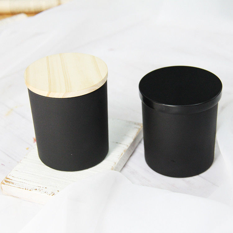 Colorful Empty Luxury Ceramic Scented Candles Jar Candle Holders With Lid