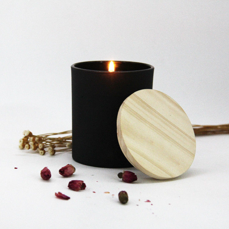 Colorful Empty Luxury Ceramic Scented Candles Jar Candle Holders With Lid