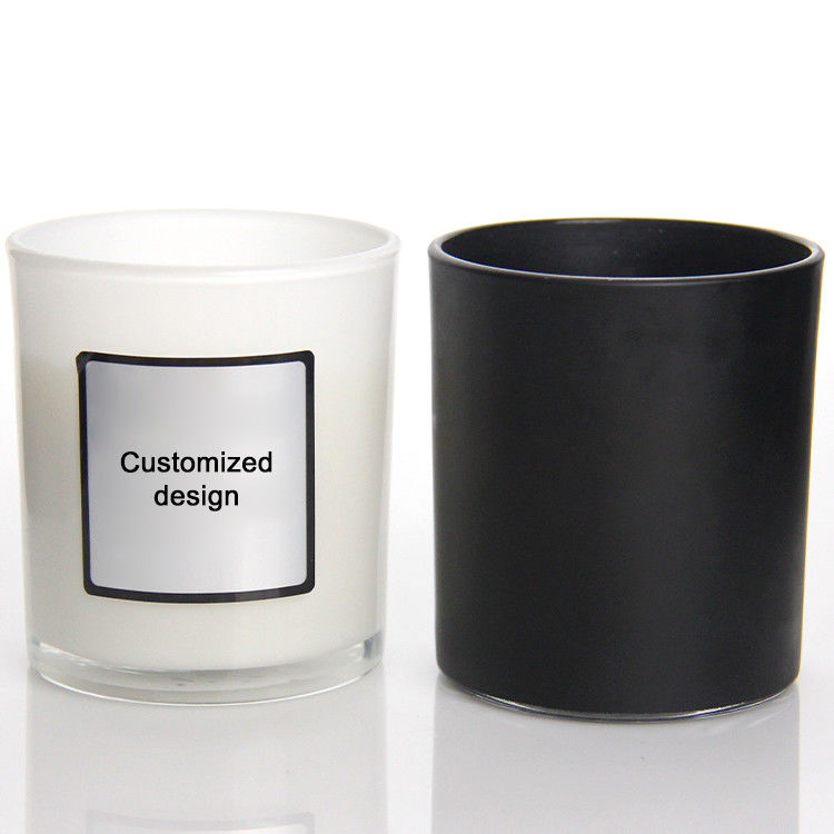 Factory Price Green Black Amber Luxurious Candle Jars Candle Glass Jar With Box