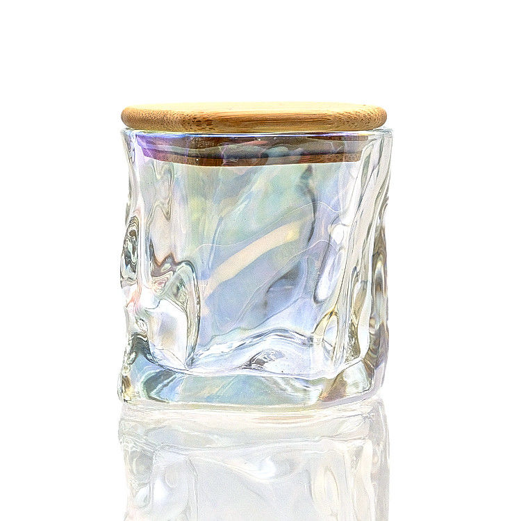 High Quality Wedding Decoration Glass Container Candle Holder Borosilicate Glass Candle