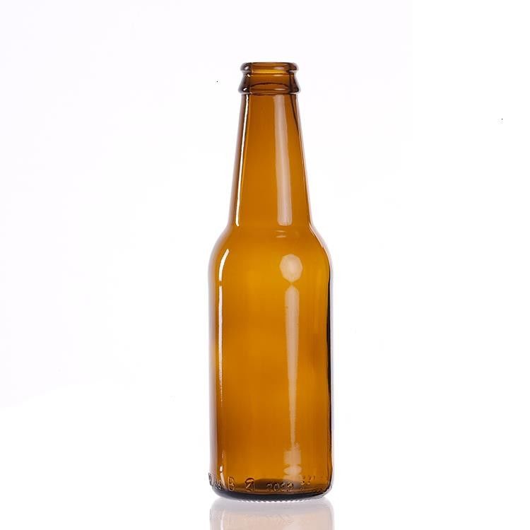 High Quality Green Amber Beer Glass Bottle Clear Hot Stamping Beverage for Beer