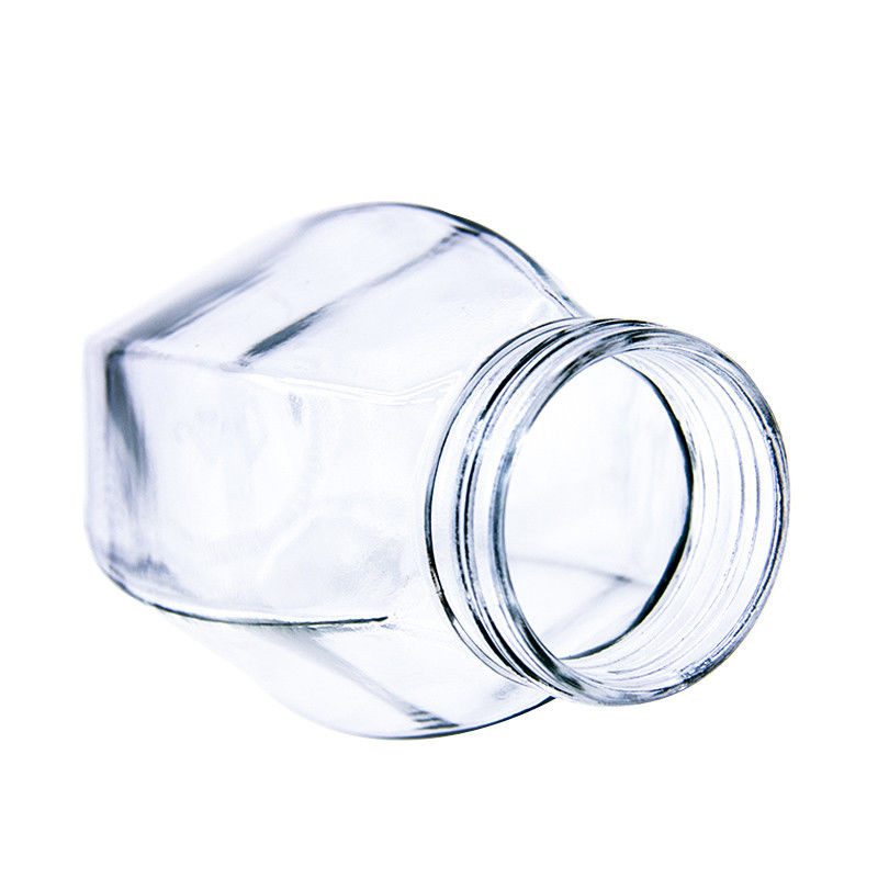 Round Glass Honey Jam Bottle Glass Jam Jar Food Storage Preserve Honey Glass Jar