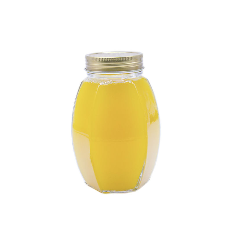 High Quality Round Shape Jar Sealed Glass Jar Storage Honey Food Grade Jar
