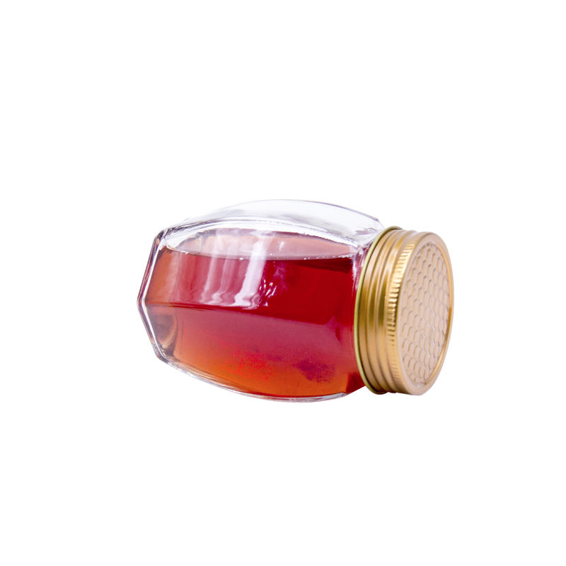High Quality Round Shape Jar Sealed Glass Jar Storage Honey Food Grade Jar