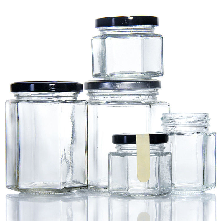 Food Grade 220Ml 280Ml 380Ml 500Ml Vintage Quilted Tea Canister Glass Jar With Lug Cap