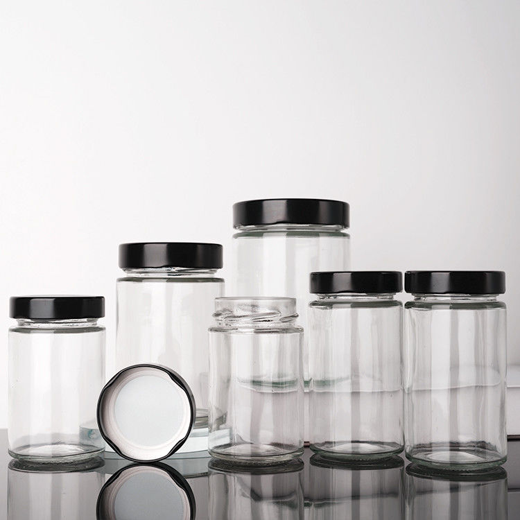 Glass Sealed Storage Jar Transparent Kitchen Suitable Glass Jar For Food Pickling