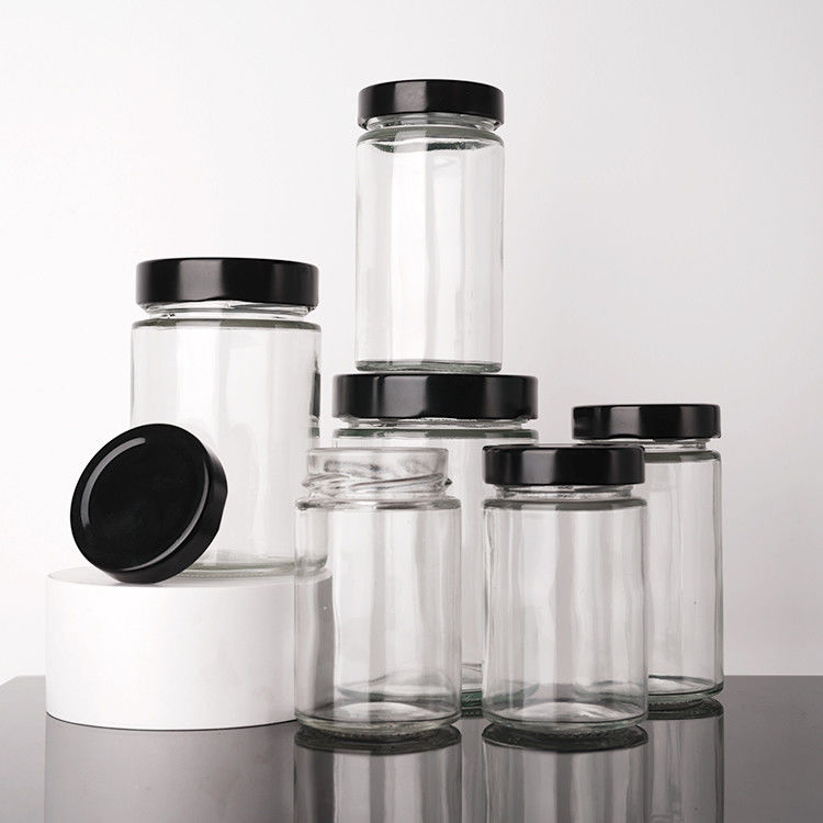 Glass Sealed Storage Jar Transparent Kitchen Suitable Glass Jar For Food Pickling