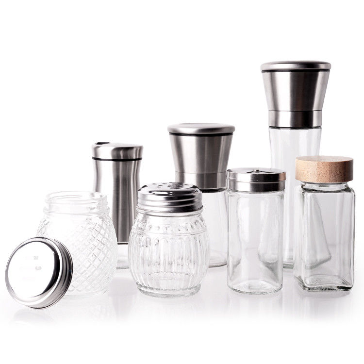 Manufacturer Food Storage Container Kitchen Storage 4oz Glass Spice Jars With Lids