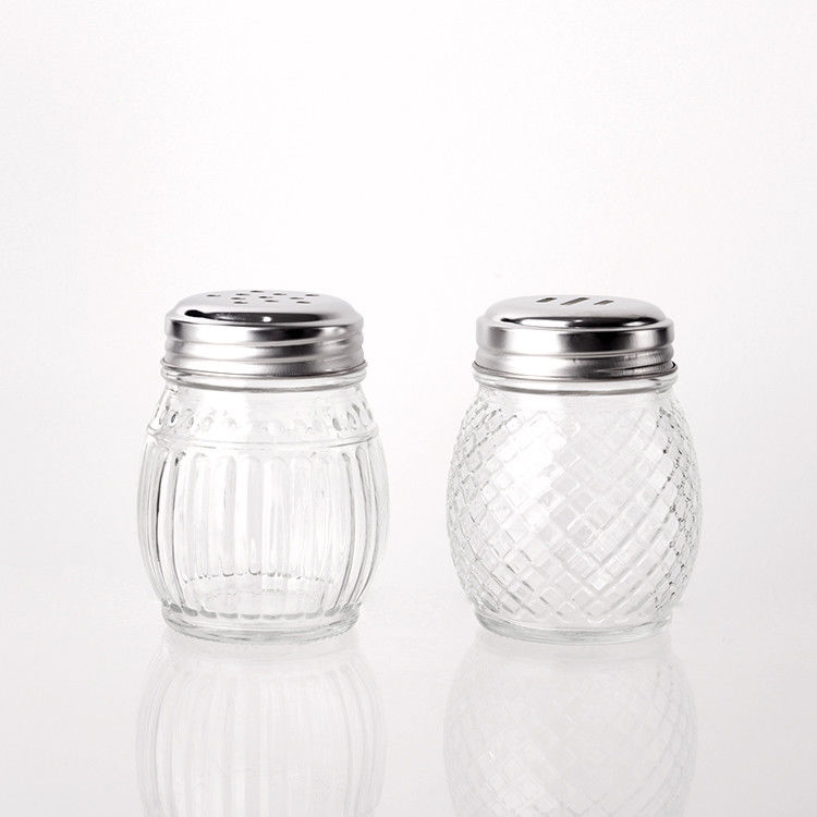 3.5oz 100ml Kitchen Accessories Seasoning Glass Spice Jar Set For Sugar Salt Pepper