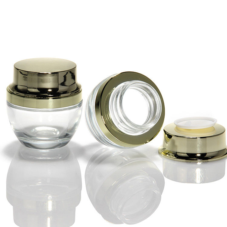 Cream Glass Jars Wholesale 5Ml 10Ml 15Ml 20Ml 30Ml 50Ml Cosmetics Hair Cream Glass Jar With Lid