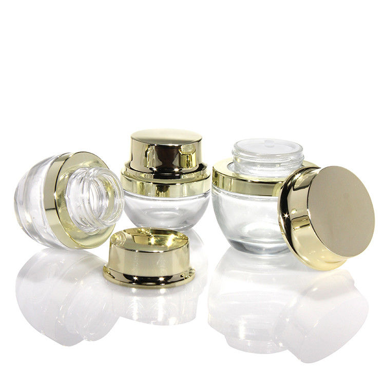 Cream Glass Jars Wholesale 5Ml 10Ml 15Ml 20Ml 30Ml 50Ml Cosmetics Hair Cream Glass Jar With Lid