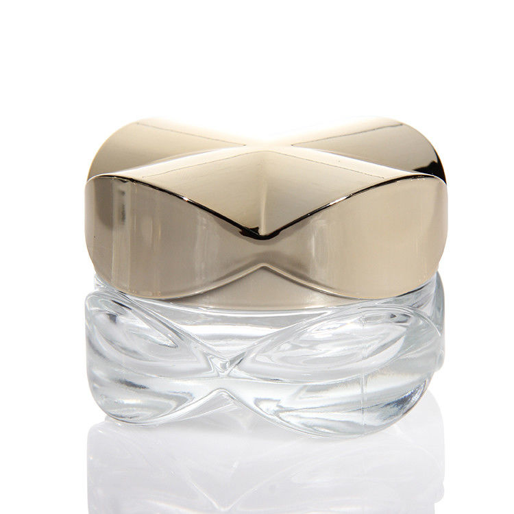 Glass Cream Jars Cosmetic Packaging Empty 15ml 20ml 30ml 50ml Amber Clear Glass Skin Body Lotion Cream Jar
