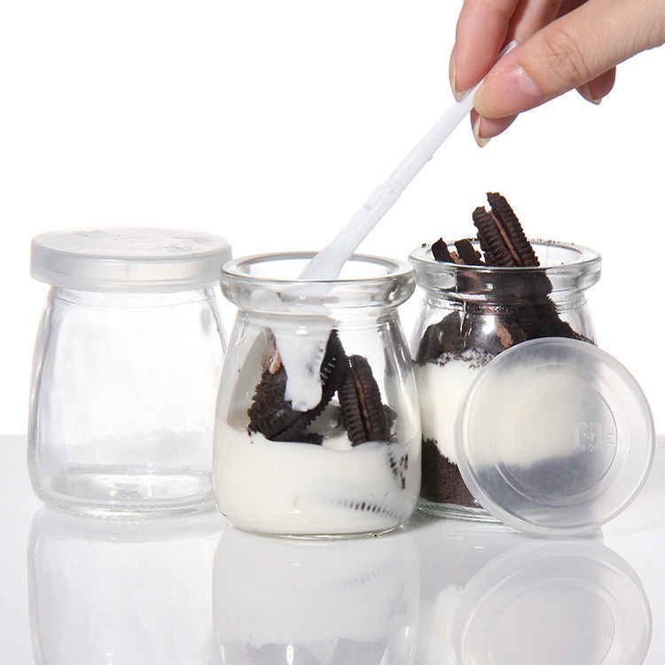 Custom Design Leak Proof Wish Favor Glass Bottles Candy Beverage Jars For Baked Mousse