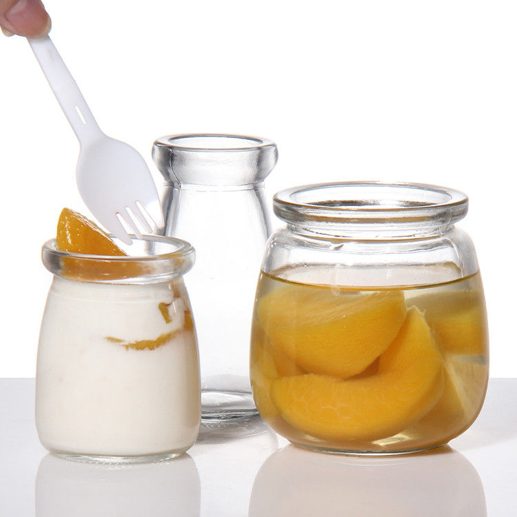 Custom Design Leak Proof Wish Favor Glass Bottles Candy Beverage Jars For Baked Mousse