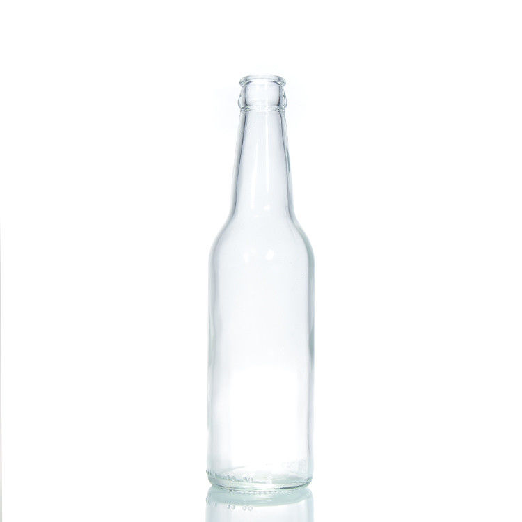 330ml 11oz High Flint Clear Soda Water Empty Bottles With Crown Caps In Bulk Packing