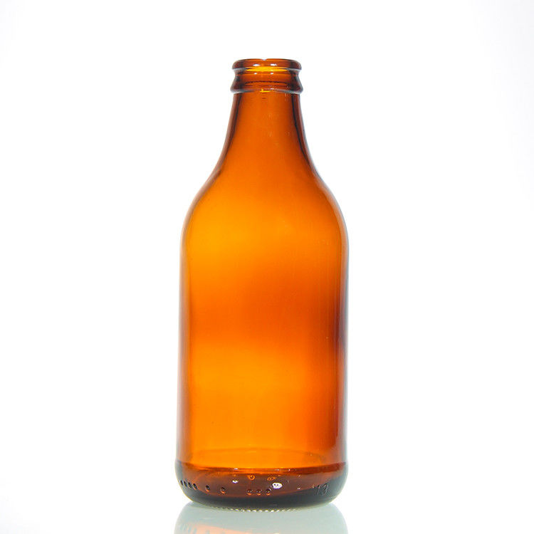 330ml 11oz High Flint Clear Soda Water Empty Bottles With Crown Caps In Bulk Packing