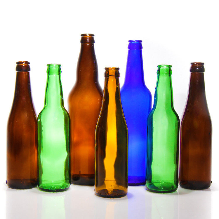 330ml 11oz High Flint Clear Soda Water Empty Bottles With Crown Caps In Bulk Packing