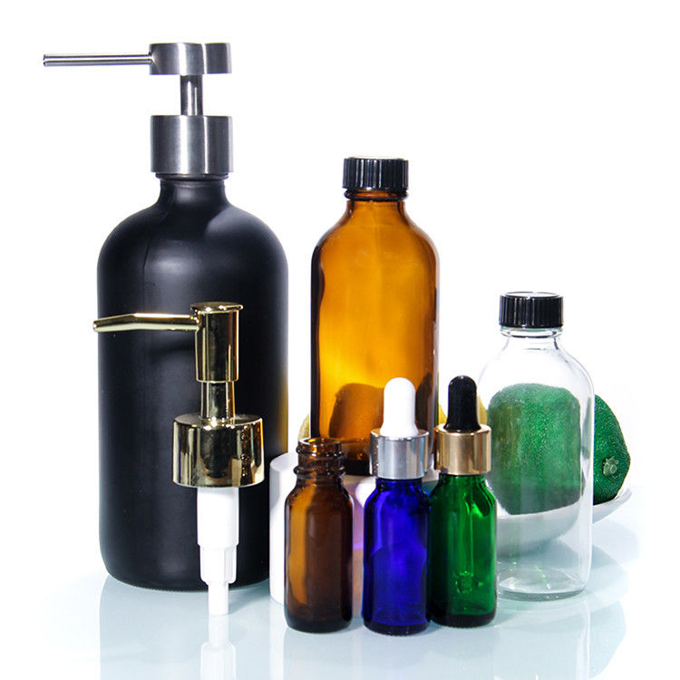 30ml 120ml  Glass Pump Lotion Spray Cream Roller Dropper Serum Bottle Container For Cosmetic Packaging