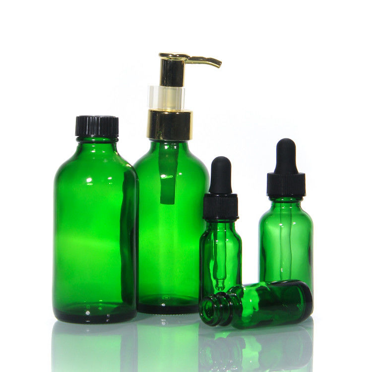 30ml 50ml 60ml 80ml 100ml Lotion Serum Frosted Glass Body Oil Bottle With Pump For Skincare