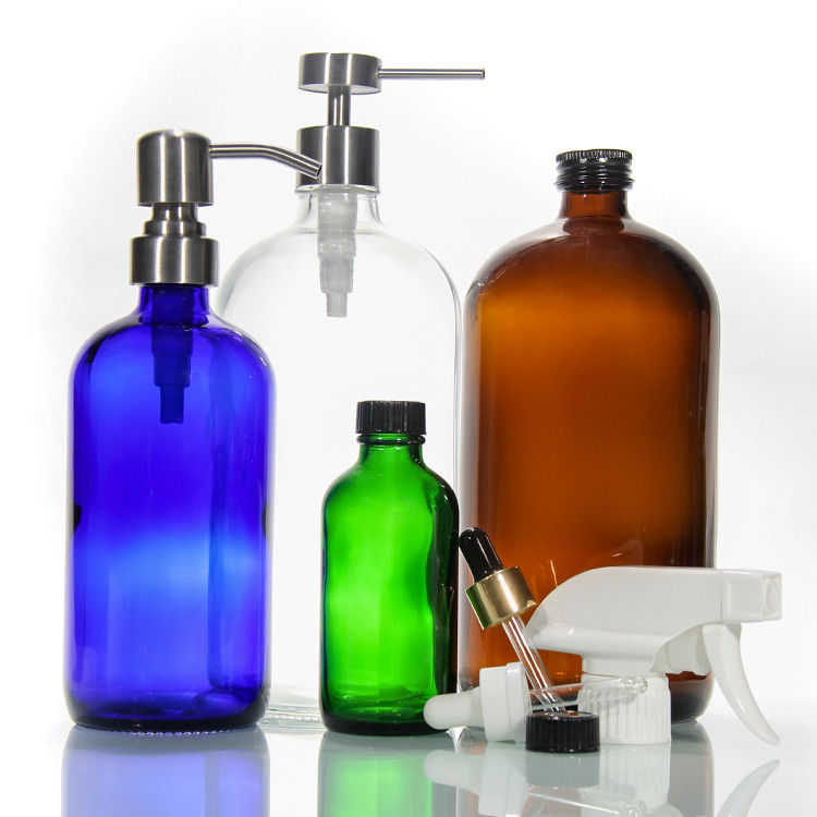 30ml 50ml 60ml 80ml 100ml Lotion Serum Frosted Glass Body Oil Bottle With Pump For Skincare