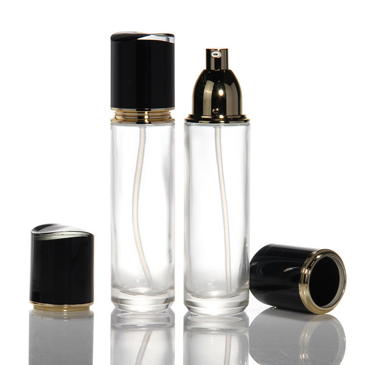 Travel Press Pump Bottle Essential Lotion Bottles Cream Cosmetic Container Glass Empty Cosmetic Containers