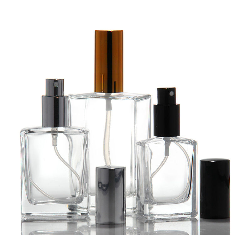 Custom Logo Empty Spray Perfume Glass Bottle Vintage Luxury 10Ml 30Ml 50Ml 100Ml