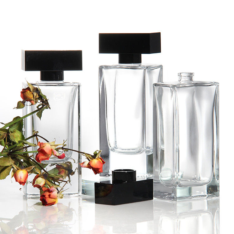 Wholesale 30ml 50 Ml 75ml 100ml Empty Luxury Flat Square Spray Fragrance Parfum Bottle