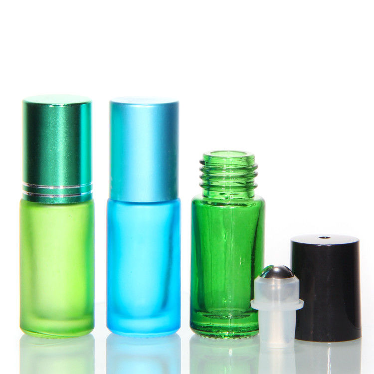 New Essential Oil Roller Glass Bottles Steel Ball 10Ml Roller Bottle Amber Roll On Perfume Bottle