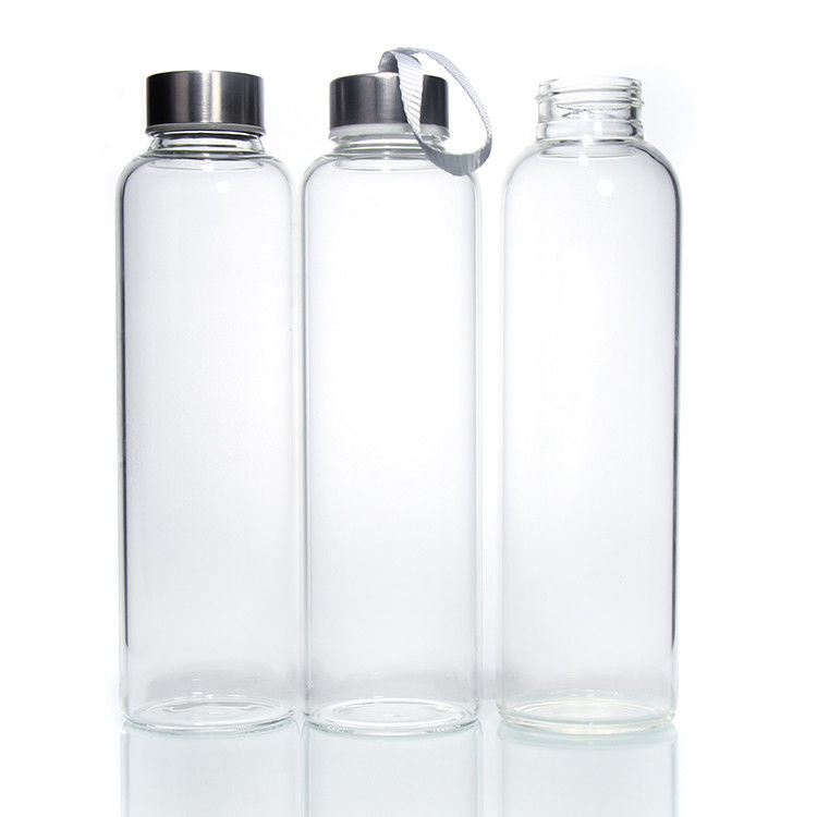 Customized Logo High Borosilicate Glass Water Bottles Tumbler BPA FREE Water Drinking Bottle