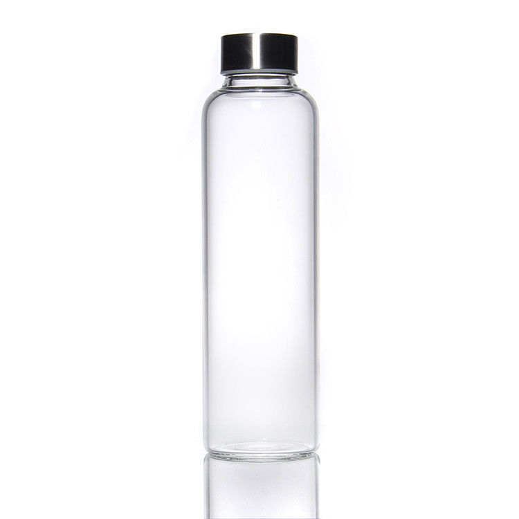 Factory Glass Bottle 420ml 600ml Borosilicate Glass Water Sports Drinking Bottle