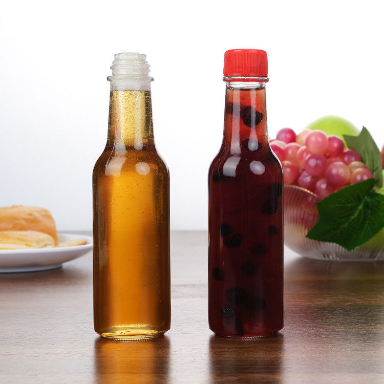 Factory Wholesale 5 Oz 8 Oz Woozy Bottles Ketchup Pepper Sauce Glass Bottle With Pp Lid