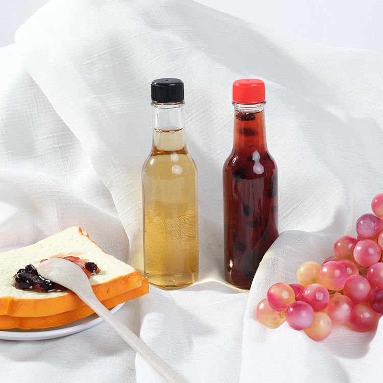 Wholesale  250ml Glass Hot Sauce Bottles Sauce Storage Bottle with Leakproof Twist off Cap