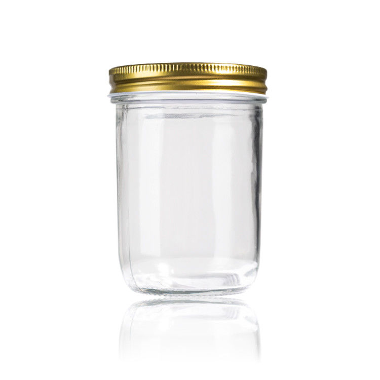 High Quality Food Grade Mason Honey Bottle 2oz 8oz Glass Storage Jar With Lids